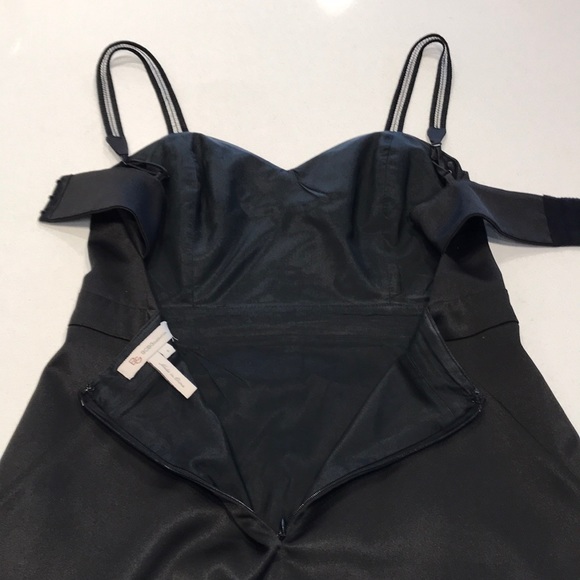 BCBG black satin dress - Picture 7 of 7